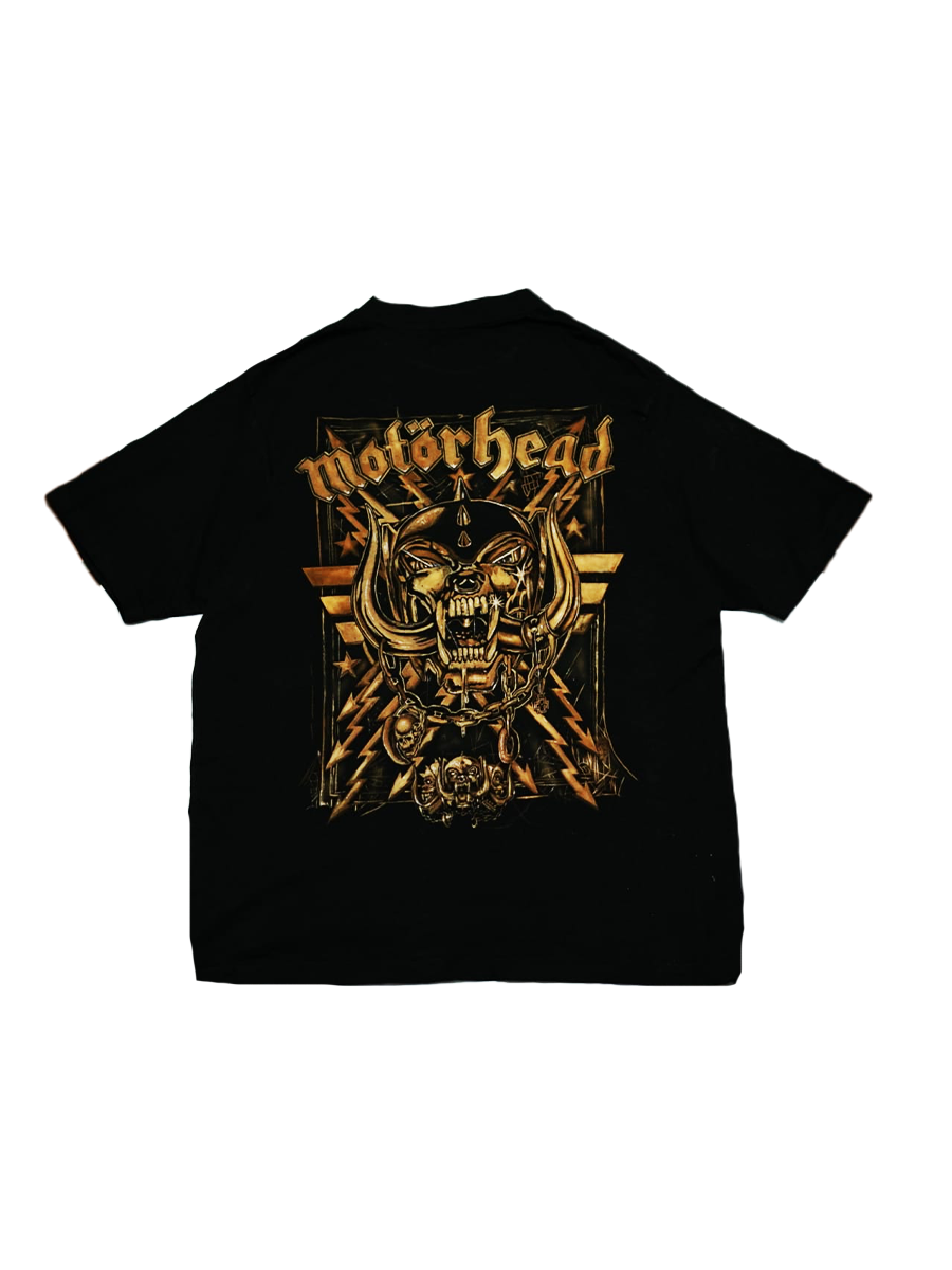 Camiseta Motorhead – Edición Única Hecha a Mano con Lejía